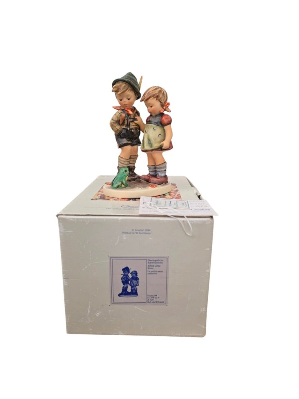 Goebel Hummel Timid Little Sister 394 TMK-6 New in Box